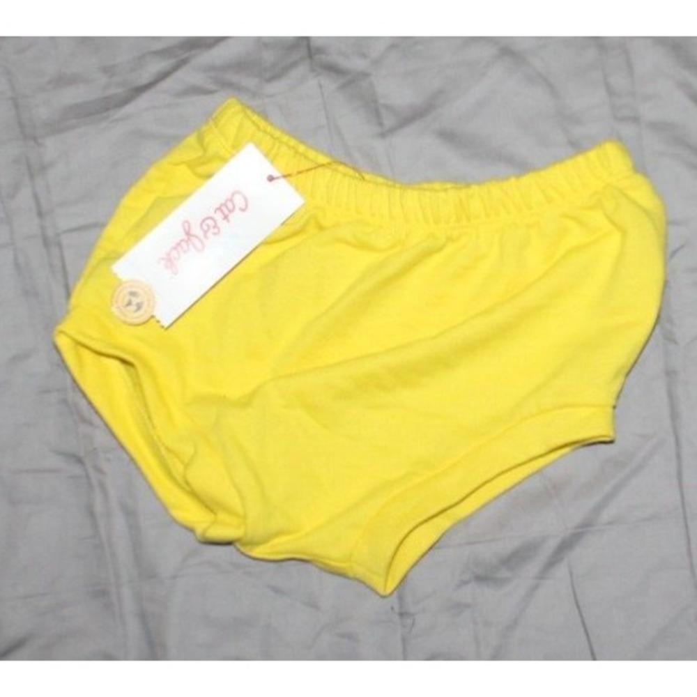 Cat & Jack Yellow  Baby Bloomers shorts size 24 months